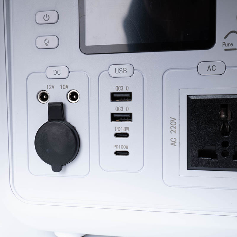 Centrale électrique portable CY-HL 1200W, charge rapide, batterie de secours solaire pour la maison et les voyages
