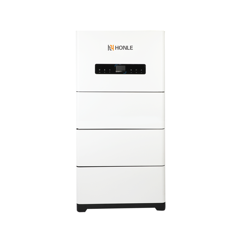 Stockage d'énergie de batterie au lithium-ion LiFePO4 empilé résidentiel à haute tension de HLH Stockage d'énergie de batterie au lithium-ion LiFePO4 empilé résidentiel à haute tension de HLH