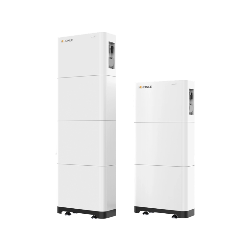 Stockage d'énergie de batterie au lithium-ion LiFePO4 empilé résidentiel à haute tension de HLH Stockage d'énergie de batterie au lithium-ion LiFePO4 empilé résidentiel à haute tension de HLH