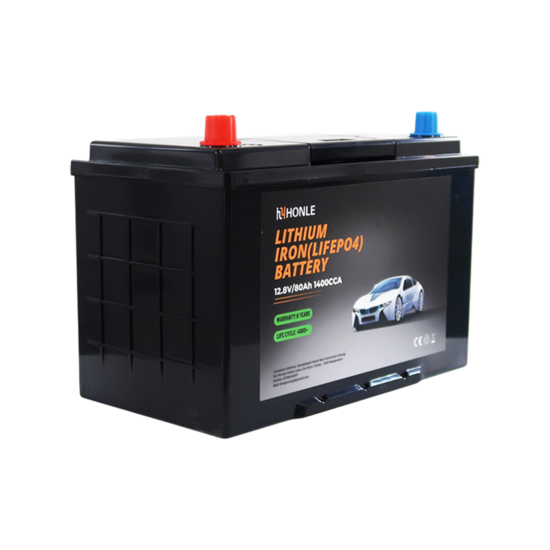 Module au lithium léger à cycle profond de batterie LiFePO4 HLE 12,8 V 80 Ah pour les véhicules marins et petits véhicules électriques Module au lithium léger à cycle profond de batterie LiFePO4 HLE 12,8 V 80 Ah pour les véhicules marins et petits véhicules électriques