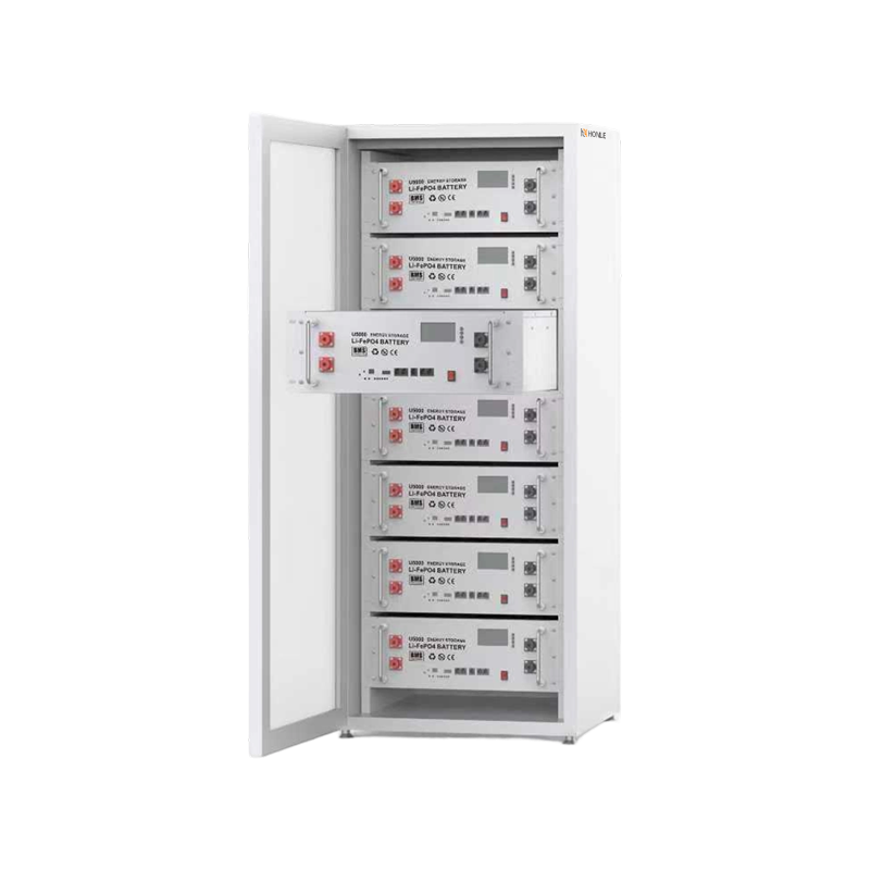 Système de batterie haute tension monté en rack HLB, stockage efficace d'énergie LiFePO4 pour les grands ESS résidentiels