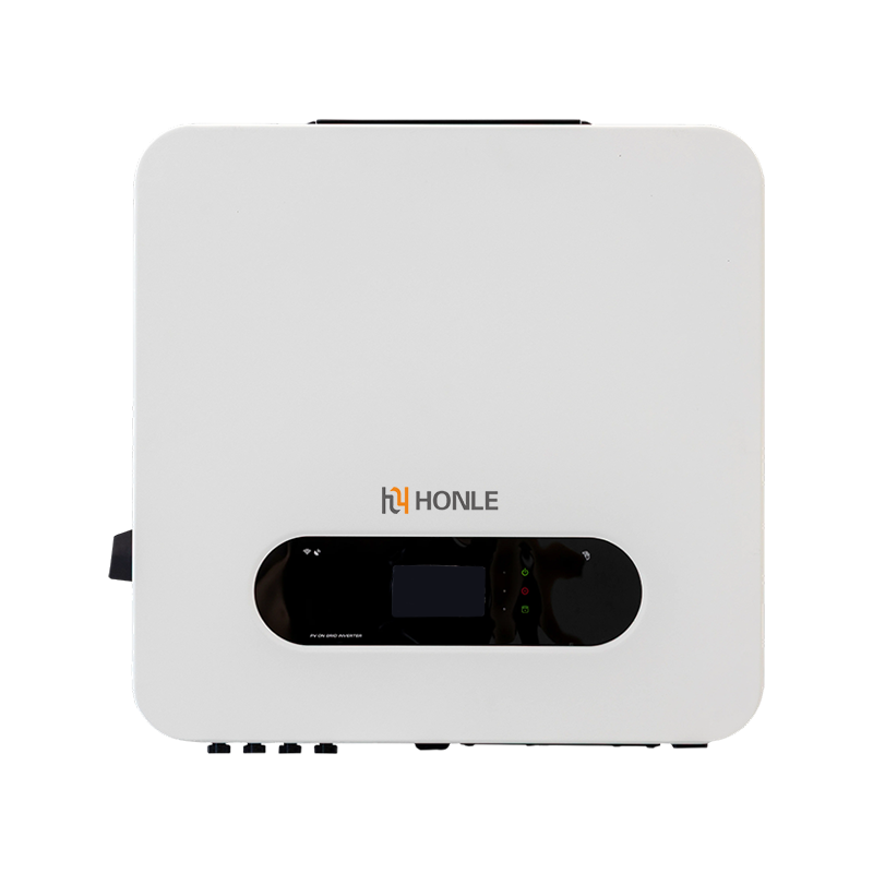 Onduleur solaire compact triphasé 220 V relié au réseau pour systèmes photovoltaïques de capacité moyenne