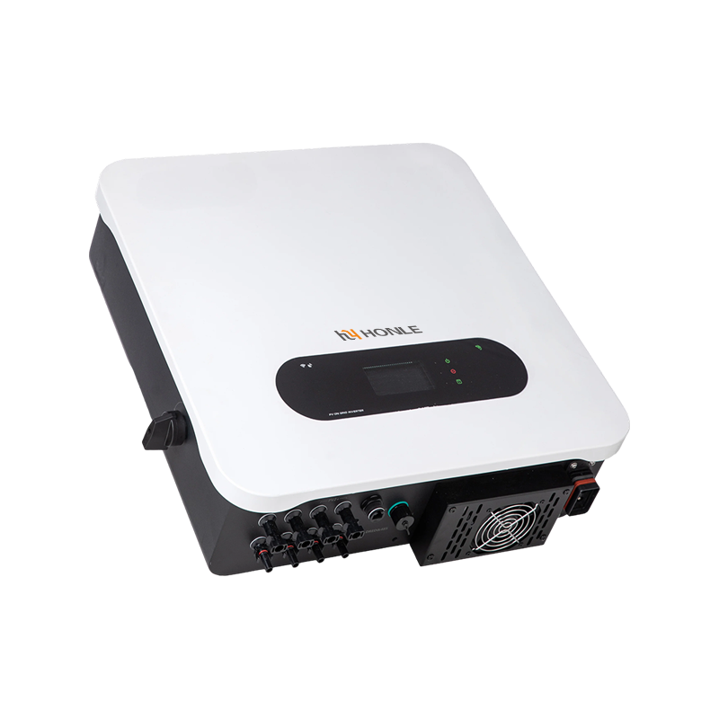 Onduleur solaire compact triphasé 220 V relié au réseau pour systèmes photovoltaïques de capacité moyenne