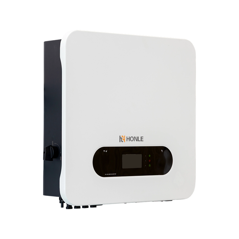 Onduleur solaire compact triphasé 220 V relié au réseau pour systèmes photovoltaïques de capacité moyenne